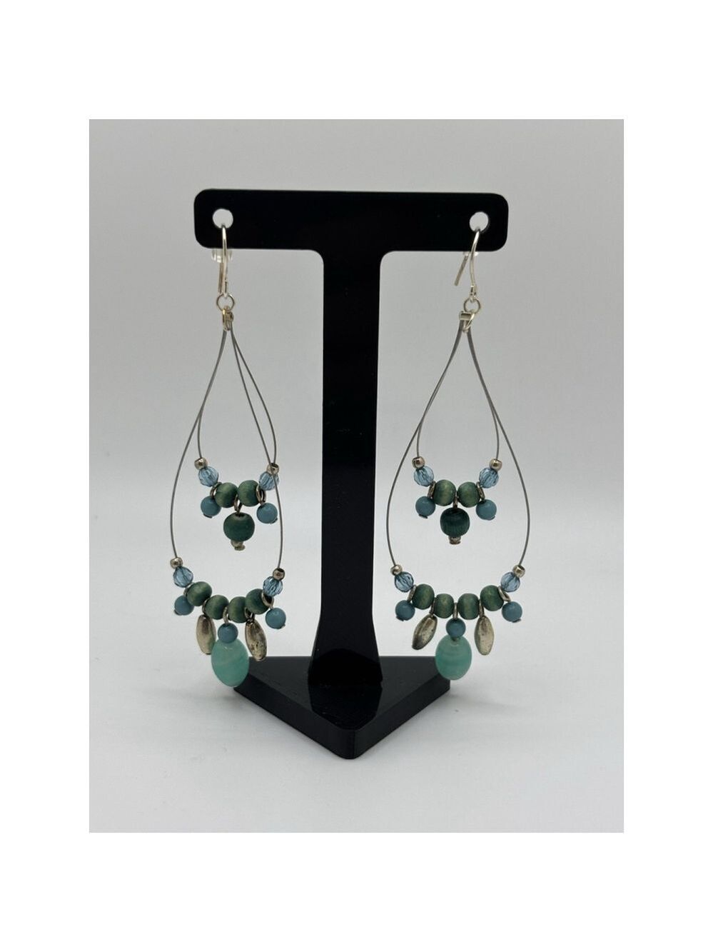Turquoise Blue Dangle Earrings